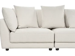 Sofa 3 personers SIGTUNA Cremehvid