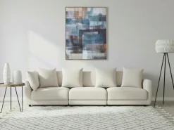 Sofa 3 personers SIGTUNA Cremehvid