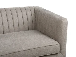 Sofa 3 personers SKAULE Lysebrun