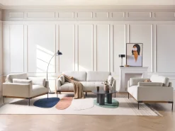 Sofa 3 personers SKAVEN Lys Beige