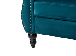 Sofa 2 personers SKIEN Velour Blågrøn