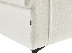 Sofa 3 personers SKIVE Boucle Hvid