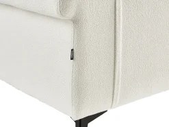 Sofa 2 personers SKIVE Boucle Hvid
