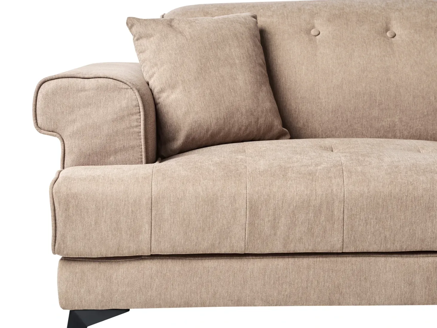 Sofa 3 personers SKIVE Lysebrun