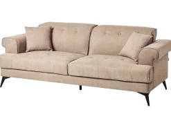 Sofa 3 personers SKIVE Lysebrun