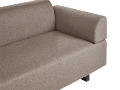 Sofa 3 personers SOKNA Brungrå med sofabord