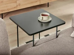Sofa 3 personers SOKNA Brungrå med sofabord