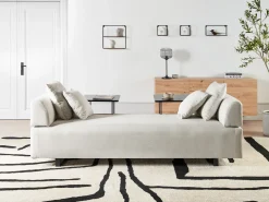 Sofa 3 personers SOKNA Lys Beige med sofabord