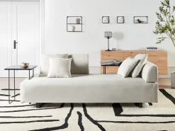 Sofa 3 personers SOKNA Lys Beige med sofabord