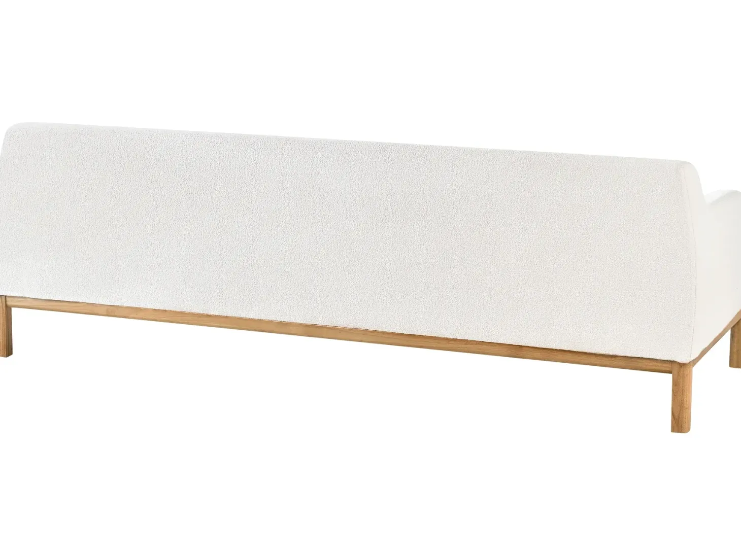 Sofa 3 personers SOSJO Boucle Cremehvid