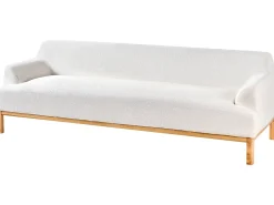 Sofa 3 personers SOSJO Boucle Cremehvid
