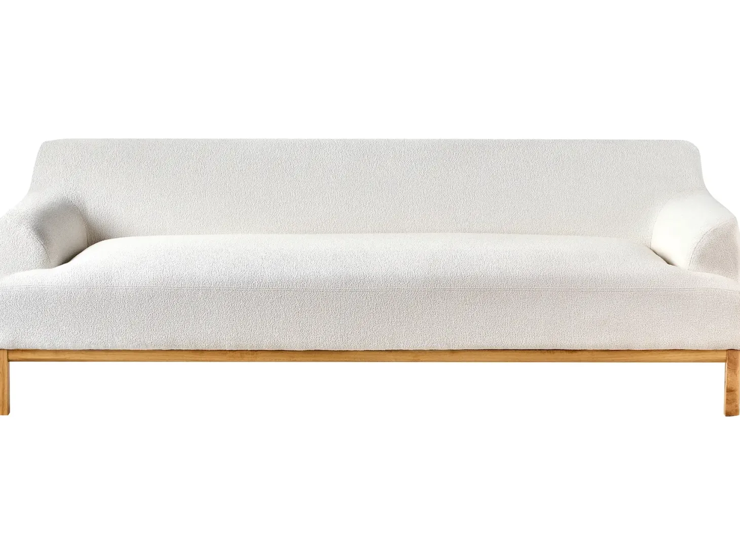 Sofa 3 personers SOSJO Boucle Cremehvid