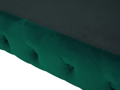 Sofa 3 personers SOTRA Velour Smaragdgrøn