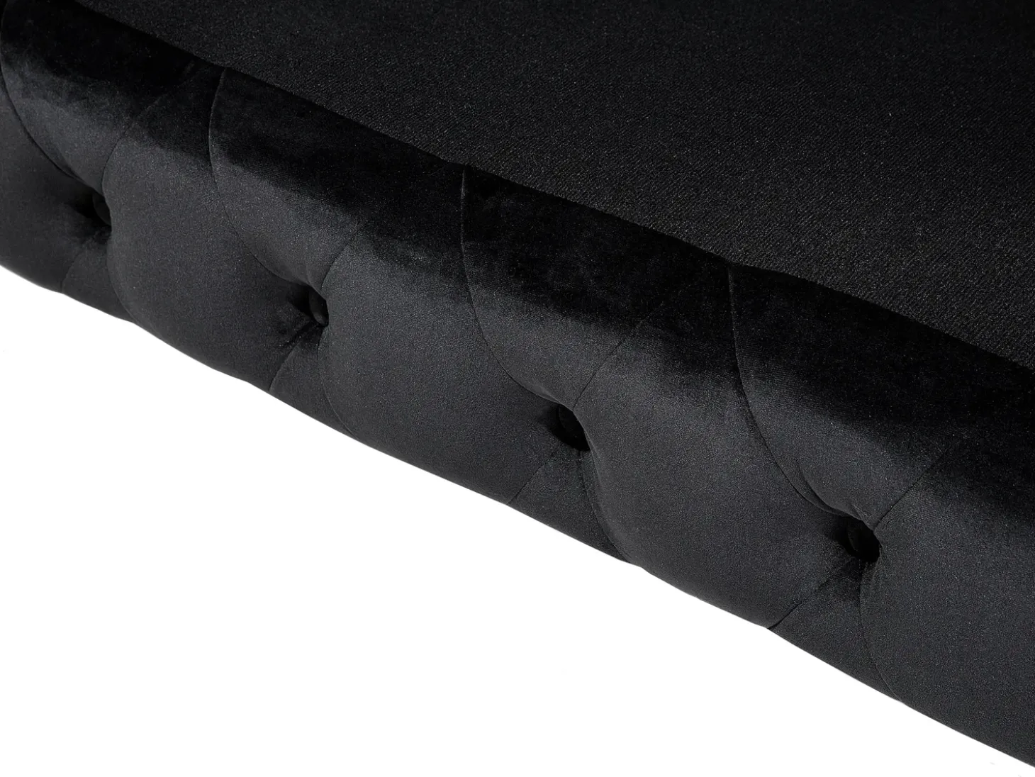 Sofa 3 personers SOTRA Velour Sort