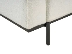 Sofa 3 personers SOVIK Boucle Cremehvid