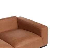 Sofa 2 personers SOVIK Kunstlæder Brun