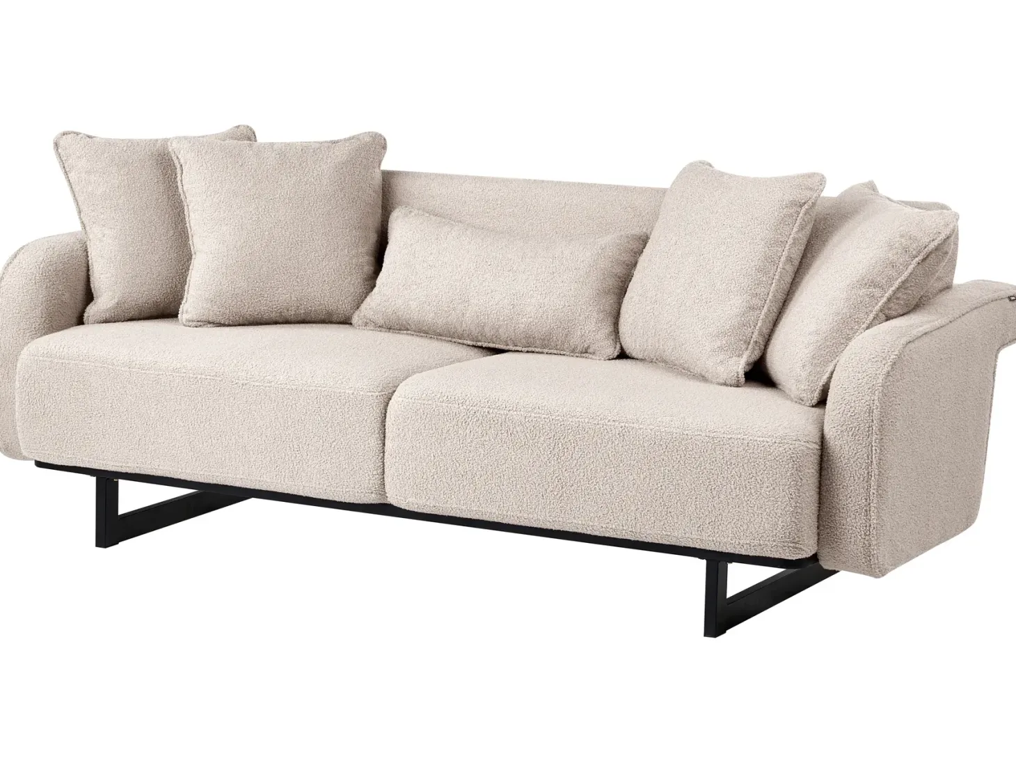 Sofa 3 personers SVANEK Boucle Beige