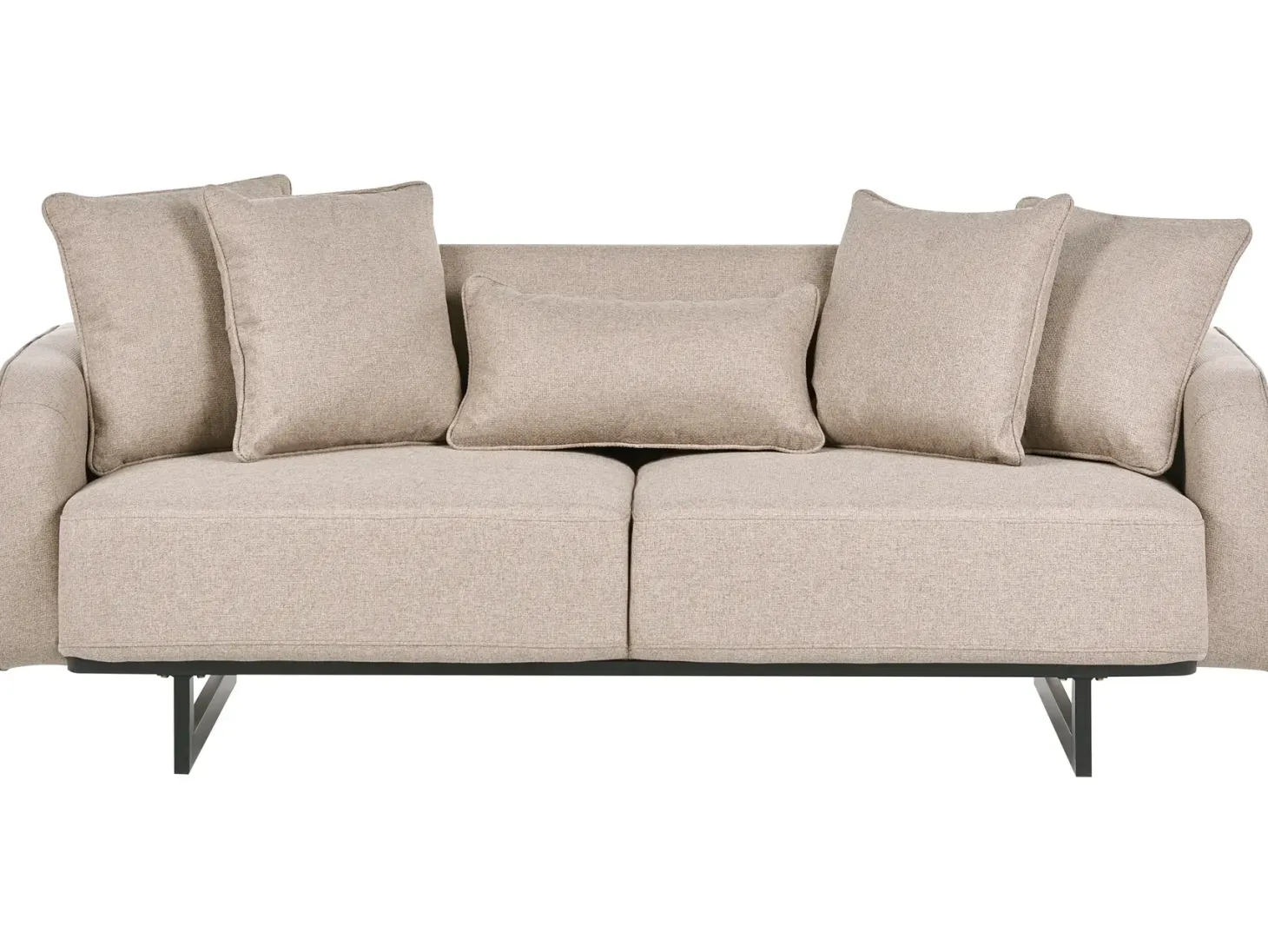 Sofa 3 personers SVANEK Lysebrun