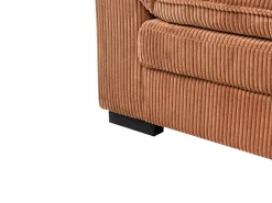 Sofa 2 personers TIRRO Fløjl Brun