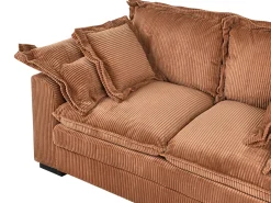 Sofa 2 personers TIRRO Fløjl Brun