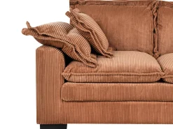 Sofa 2 personers TIRRO Fløjl Brun