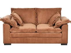 Sofa 2 personers TIRRO Fløjl Brun