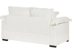 Sofa 2 personers TIRRO Fløjl Hvid