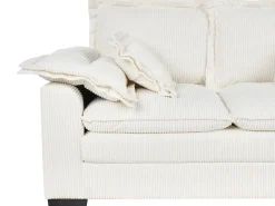 Sofa 2 personers TIRRO Fløjl Hvid