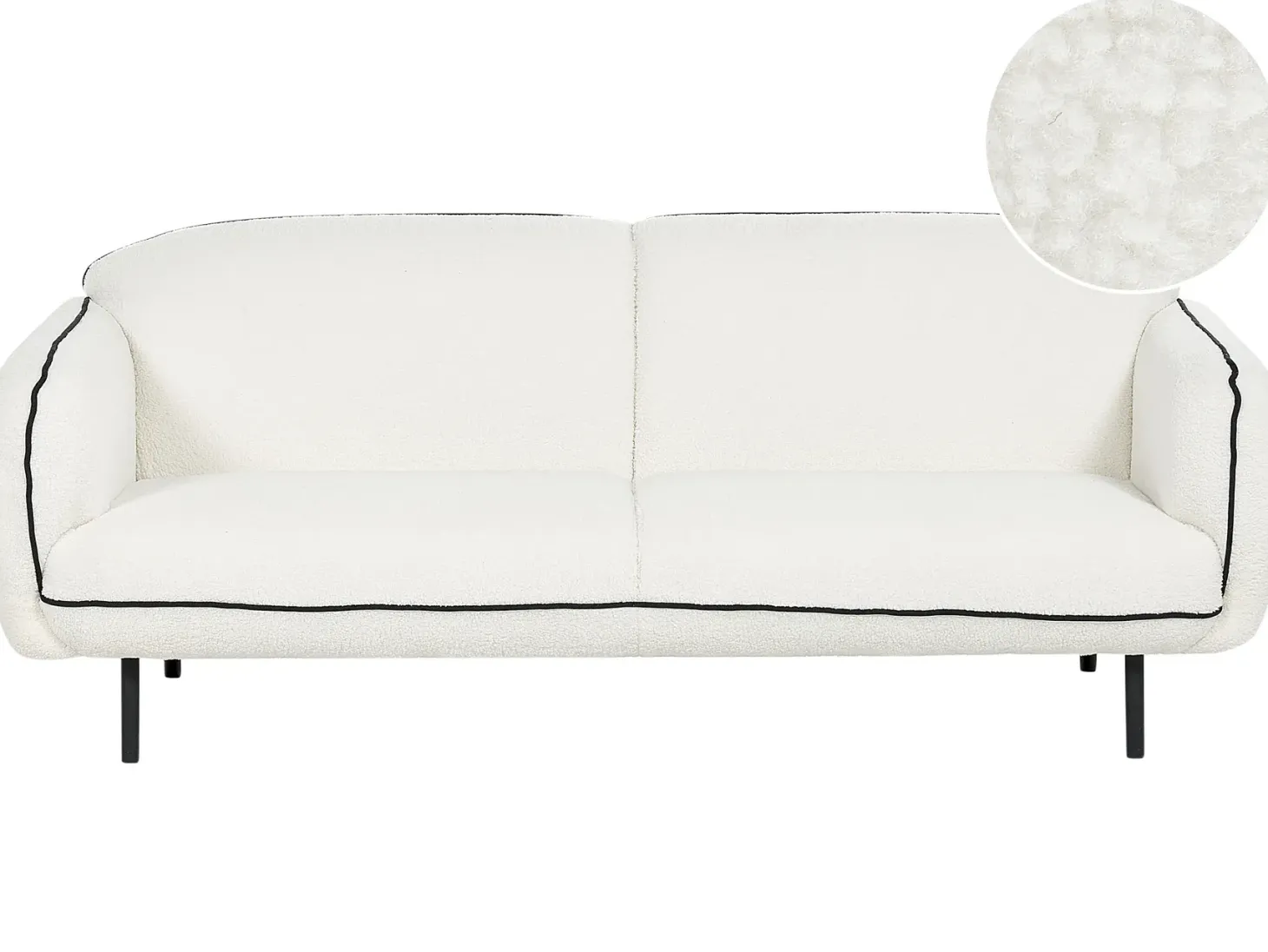Sofa 3 personers TONSBERG Boucle Hvid