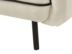 Sofa 3 personers TONSBERG Lys Beige med fodskammel