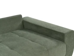 Sofa 4 personers TORPO Chenille Mørkegrøn