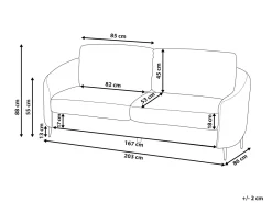 Sofa 3 personers TROSA Beige