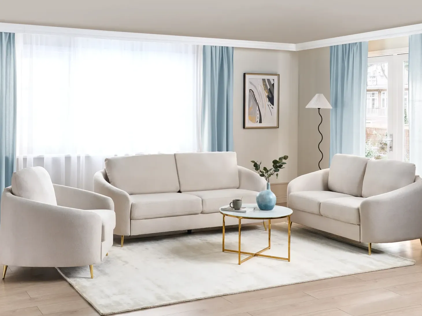 Sofa 3 personers TROSA Beige