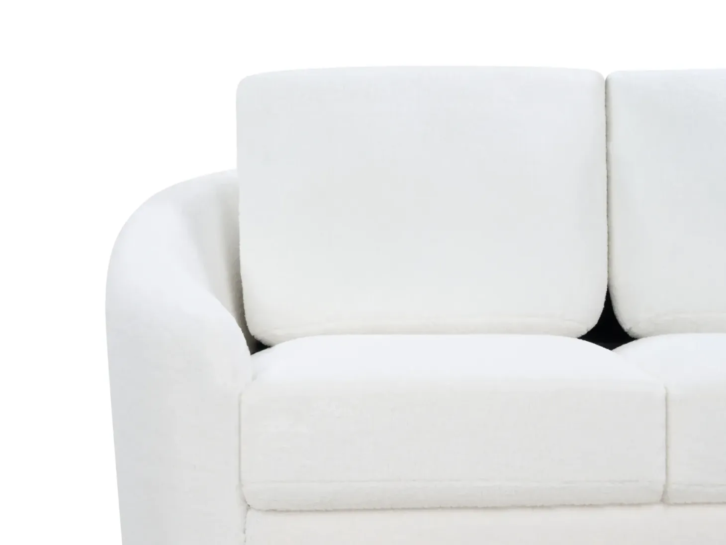 Sofa 3 personers TROSA Boucle Hvid
