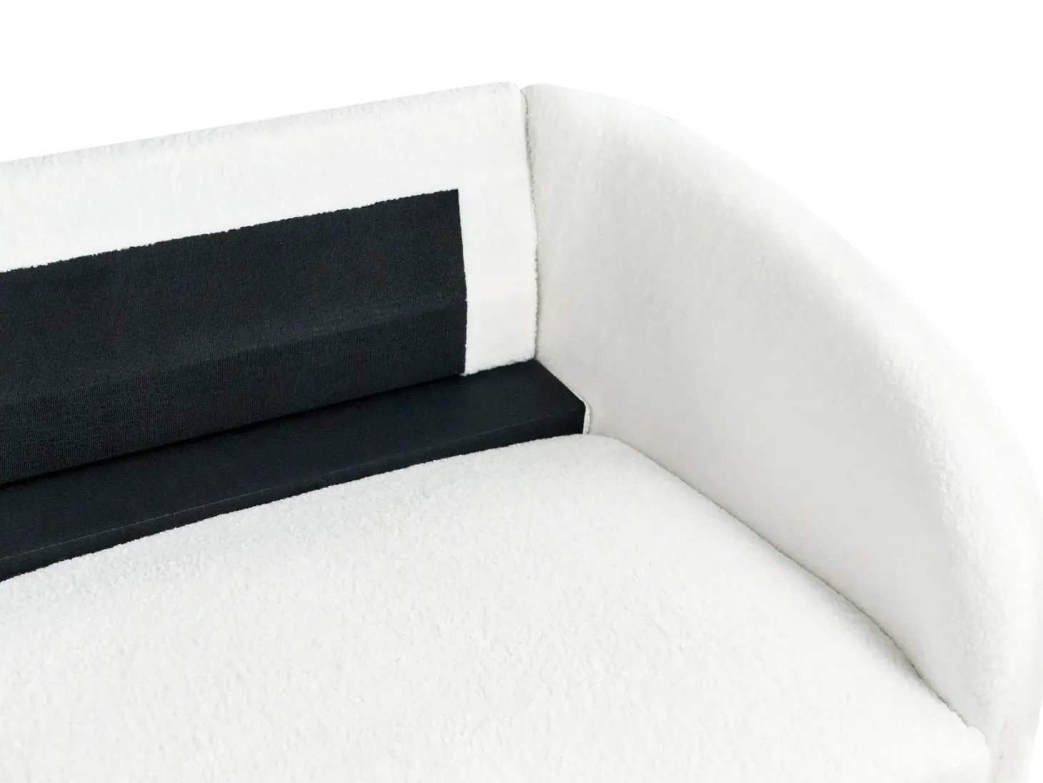 Sofa 3 personers TROSA Boucle Hvid