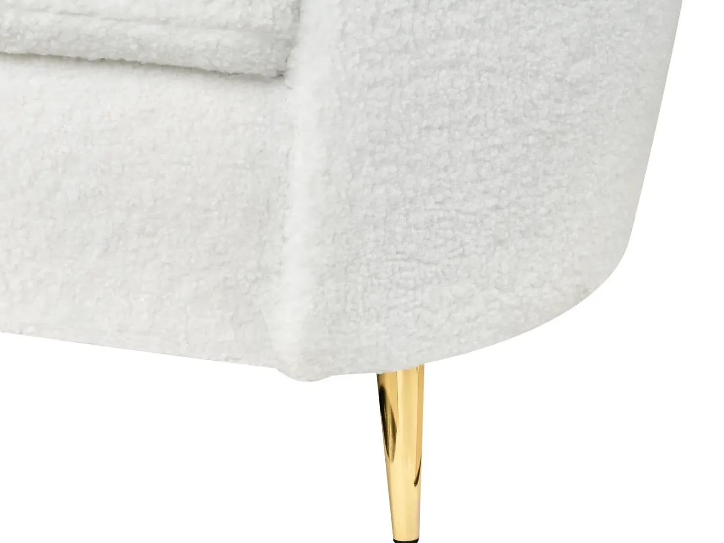 Sofa 3 personers TROSA Boucle Hvid