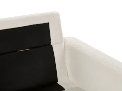 Sofa 3 personers TUVE Boucle Hvid