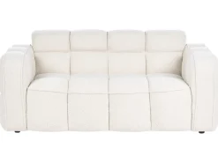 Sofa 2 personers UTANA Boucle Cremehvid