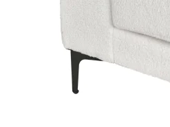 Sofa 3 personers VADSTENA Boucle Cremehvid
