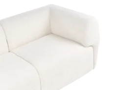Sofa 2 personers VALBY Boucle Cremehvid
