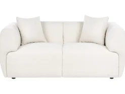 Sofa 2 personers VALBY Boucle Cremehvid