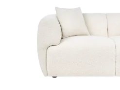 Sofa 2 personers VALBY Boucle Cremehvid