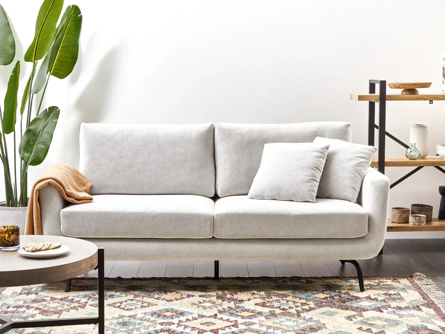 Sofa 3 personers VESALA Cremehvid