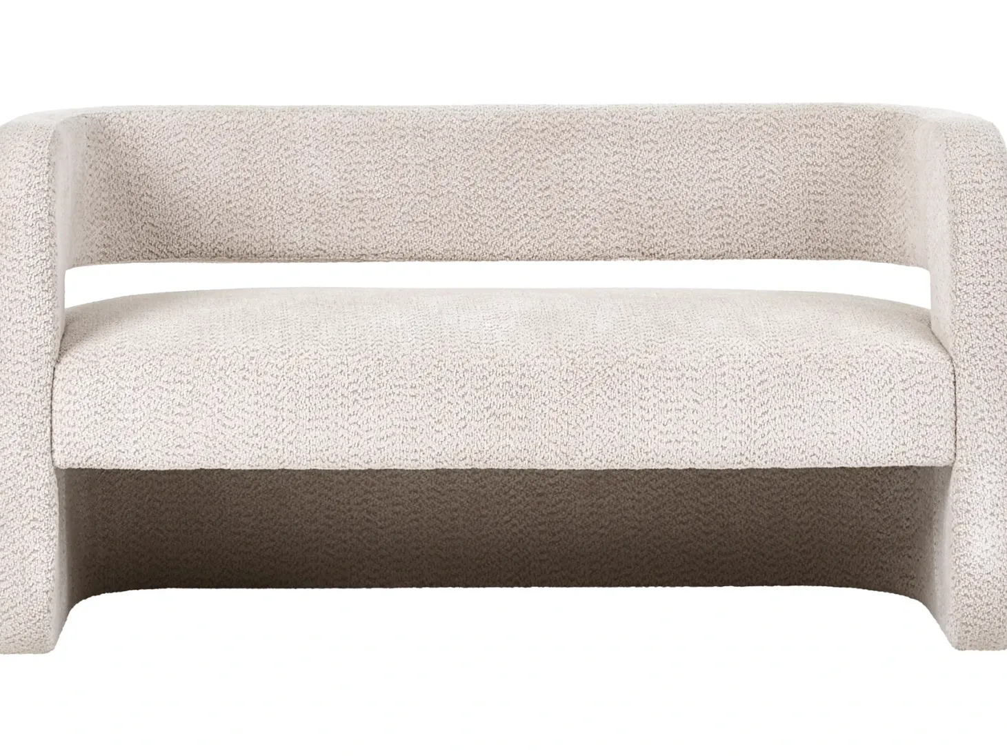 Sofa 2 personers VIDSEL Chenille Beige