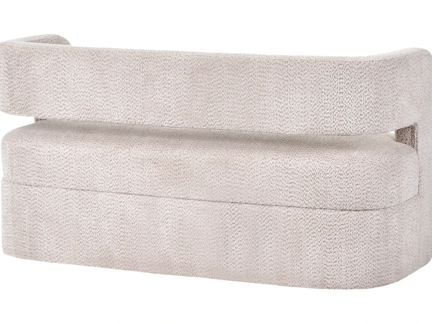 Sofa 2 personers VIDSEL Chenille Beige