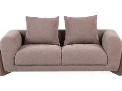 Sofa 2 personers VINLIDEN Boucle Brun