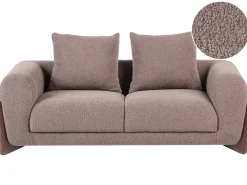 Sofa 2 personers VINLIDEN Boucle Brun
