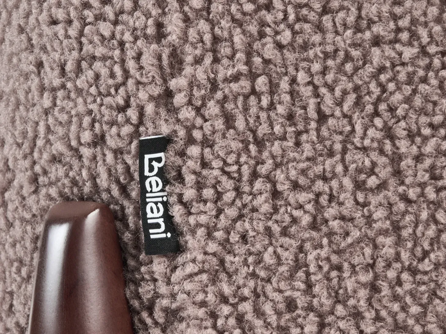 Sofa 3 personers VINLIDEN Boucle Brun