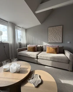 Sofa 3 personers VINSTRA Brungrå