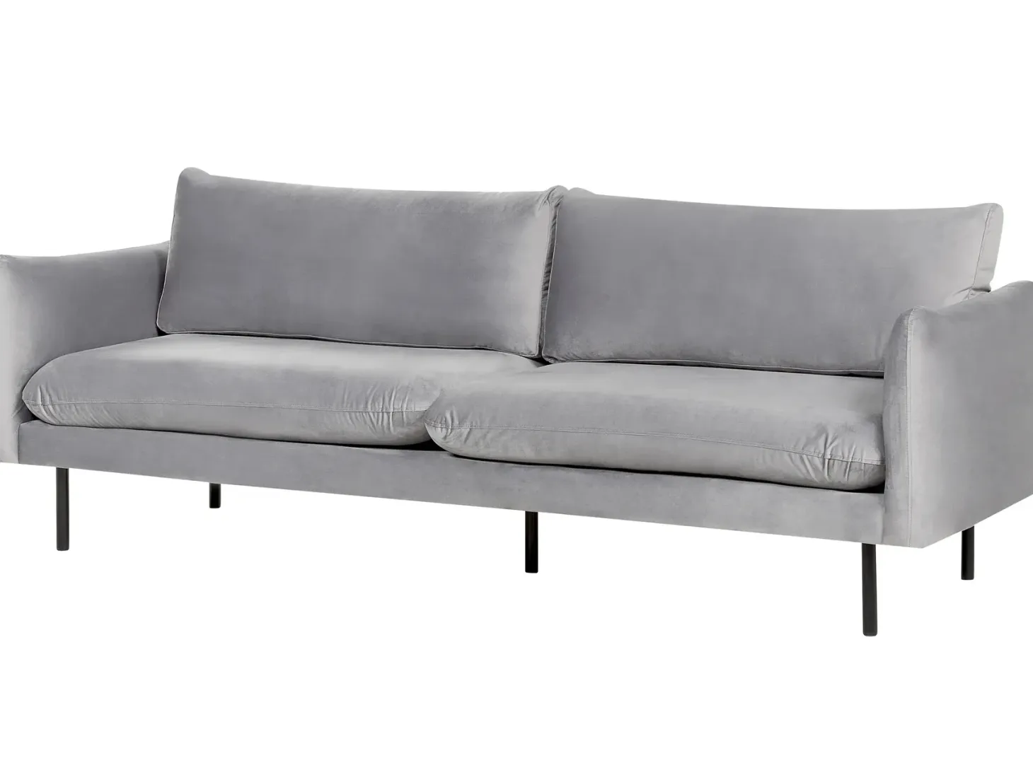 Sofa 3 personers VINTERBRO Velour Grå